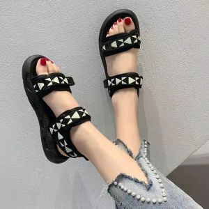 NS208 Sepatu Sandal Wedges Wanita Import