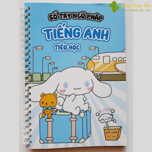 Take note tiếng anh khổ giấy A5 A6 - Sổ tay ngữ pháp tiếng anh tiểu học dành cho bé từ lớp 2
