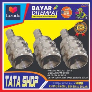 knalpot serigala model ulir khusus mobil bensin dan solar terlaris
