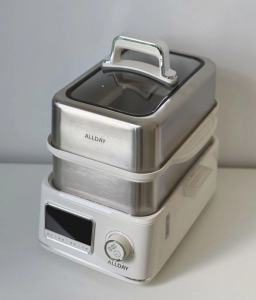 ALLDAY 【升级】1800W 多功能电蒸锅|十大功能|不锈钢双层电蒸锅 / ALLDAY 1800W Stainless Steel Multifunction Electric Steamer