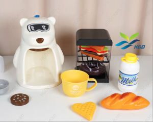 Cute bear coffee machine ToyChildrenGiftDisplayMini KitchenOffice ToysFun & Stress-Relief Toys