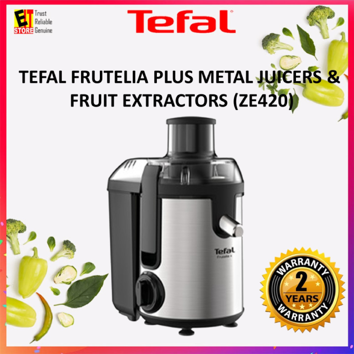 TEFAL FRUTELIA PLUS METAL JUICER & FRUIT EXTRACTORS (ZE420) ZE420D65