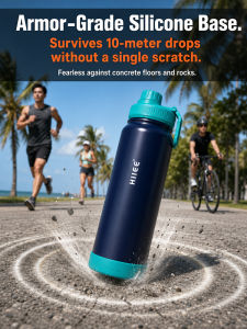 Thermos Cup Large Capacity 304 Insulated Cup/Double Wall Stainless Steel/For Office School Sports/Hot And Cold Drinks/Leak Proof Design