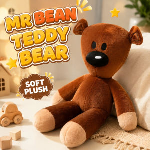 30cm Mr.Bean Teddy Bear Plush Toy Soft Brown Doll Cute Cartoon Stuffed Animal Gift For Kids