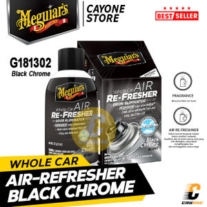 MEGUIARS Meguiars Whole Car Air ReFresher Odor Eliminator Mist 57 g - Black Chrome Scent