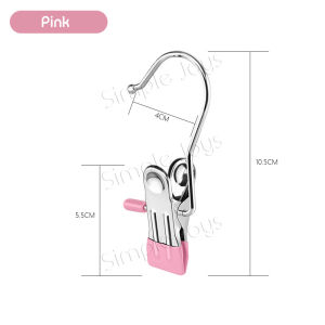 Multifunctional Stainless Steel Metal Hanger Hook Clip Great For Socks And Towels