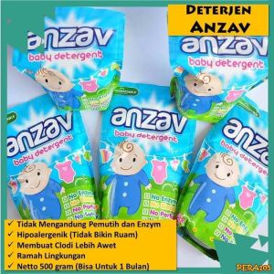 ANZAV BABY DETERGENT 500GR SABUN CUCI BAJU BAYI
