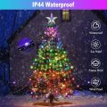 Smart Christmas Tree Lights with Ring Indoor Outdoor, 6.6FTx16 String 320 LED APP & Remote Control DIY Color Changing Christmas Tree Ring Lights Timing Music Sync for Christmas Tree Decorations. 
