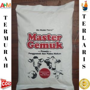 Mix Master Gemuk 1Kg Premix Penggemuk & Nafsu Makan Hewan Ternak Sapi Kambing Domba
