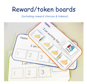 V002- Reward Chart/Token Boards PDF Version (Include Reward Choices + Tokens)