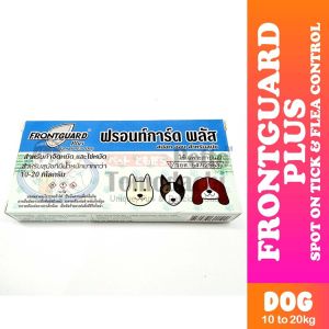 FrontGuard Plus Spot-On Tick & Flea Control for Dogs 10-20kg | MEDIUM