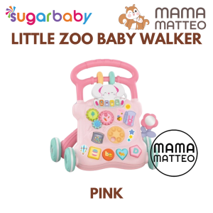 SUGARBABY Little Zoo Baby Walker / Mainan Dorong Bayi / Dorongan Belajar Jalan / SUGAR BABY BANDUNG