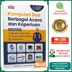 PLUS LATIN Kumpulan Doa Berbagai Acara dan Keperluan ORIGINAL Dilengkapi Bacaan Arab Latin 40 Doa Acara Pilihan Terjemah Penyusun Yasir Amri Penerbit Aqwam