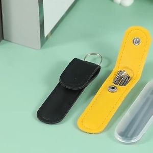 6Pcs/Set ear digging spoon - Stainless Steel 6-in-1 Ear Digging Spoon Portable Kit