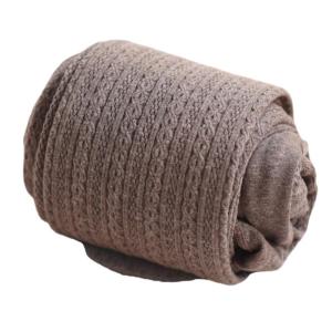 Cotton được làm dày xà cạp độ co giãn cao vớ mùa đông cáp đan kết cấu thiết kế mềm mại ấm nhiệt pantyhose cho phụ nữ