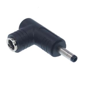 1PC DC Power Connector Adapter 90 Degree Angle 5.5mm x 2.5mm Female Plug to Male Jack Coupler Converter for Laptop