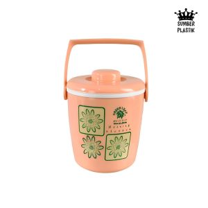 Green Leaf 1235 Unix Rantang Tunggal THERMO/Termos nasi/Termos ES Batu 15 Liter