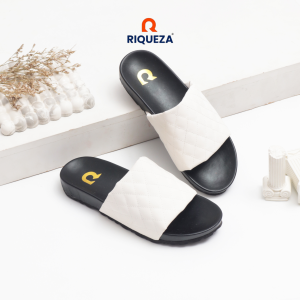 Riqueza LAVINA Sandal Wanita Flat Sendal Slip On Kekinian