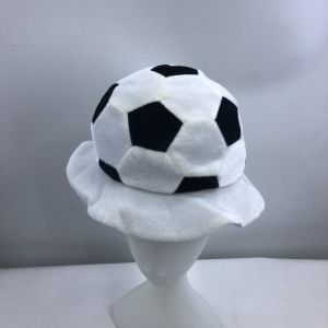 ZGNAY STUDIO Sáng tạo Mũ bóng đá bằng vải nhung Thoải mái Mềm mại Mũ trùm đầu chơi bóng đá Quà tặng Hài hước Mũ Halloween Tiệc chủ đề thể thao