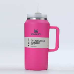STANLEY Quencher H2.0 Tumbler with Handle 64oz - Vacuum Insulated Bottle for Travel Adventure 1.900ml - The Flowstate