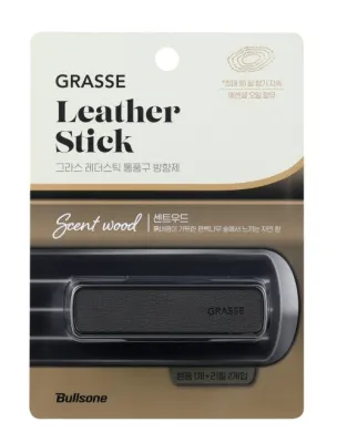 Bullsone Grasse Leather stick Vent Diffuser. Essential Oils Air Freshener Car Freshener Home Air Freshener for Cars