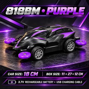 RC Remote Control Car 809BM 20cm / 818BM 18cm Rechargeable Toy Car with Remote & USB Charging Cable