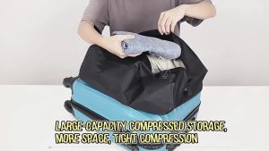 【SKIT SG】20L Rechargeable Automatic Vacuum Storage Bag USB-C Electric Air Extraction Compression Bag Airtight Waterproof Vacuum Seal Bag One Touch Pump Free Space Saving Storage for Clothes Blanket Quilt Bedding Pillow Travel Luggage Organizer Reusable