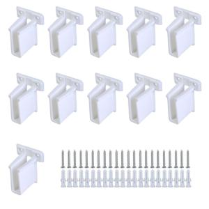 11 Gói thực tế dây inox Kệ cuối Khung tủ quần áo Tường Gắn kết hỗ trợ cho giải pháp lưu trữ an toàn