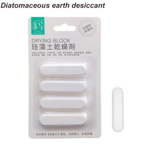 4PCS Pet Food Drying Strips Reusable Diatomaceous earth Desiccant Cat Food Moisture Proof Storage 猫粮干燥条