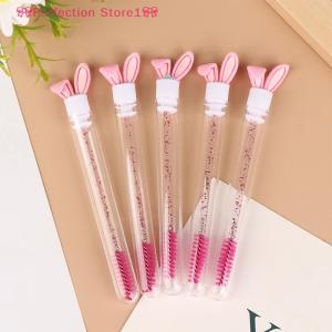 【Special price】🎀Perfection Store1🎀 แปรงขนตามาสคาร่าขนกระต่ายแบบหลอดคริสตัลอุปกรณ์แปรงแต่งหน้า