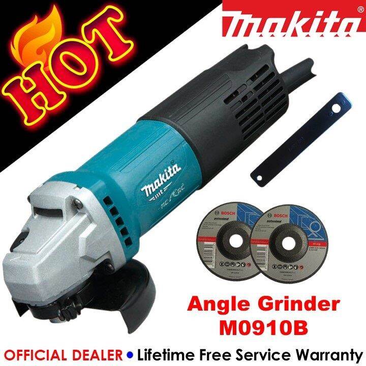 Makita Angle Grinder M0910B With 2 Pcs Grinding Disc 4" For Metal ...