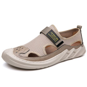 Free Shipping Summer MenS Casual Breathable Sandals Versatile Fashion Loafers Slip-On Trendy Soft Sole Comfortable MenS Slippers