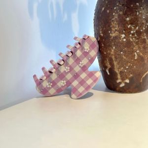 ZIPMOH Zircon Kẹp tóc Emijay Phụ kiện đầu Kẹp tóc Kẹp tóc hoa kẻ caro Cá nhân hóa Hình học Kẹp tóc đá rhinestone Cô gái