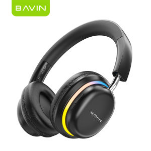 BAVIN BH53 Wireless Comfort Headphones BT Hi-Fi Sounds & Strong Bass Built-In Mic w/ Silicon Band & Soft Earpads