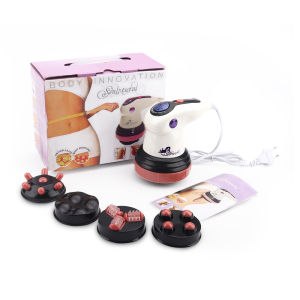 DECINIEE 4 in1 Body Electric Massager Anti Cellulite Portable Fat Slimming Health Care Massage Device Cervical Spine Neck Waist