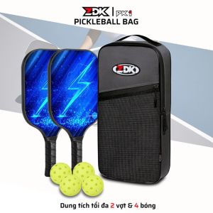 Túi đựng vợt bóng Pickleball ZDK PK1 chất liệu Oxford đựng 2 vợt 4 bóng có ngăn lưới tiện lợi - Happy Home 4U
