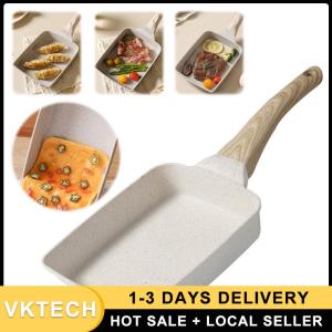 Nonstick Tamagoyaki Frying Pan for Breakfast with Even Heat Distribution for Gas Stove and Induction Cookware