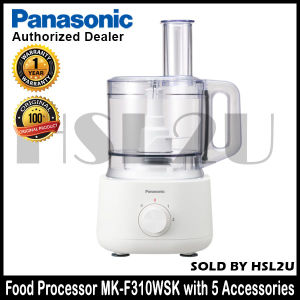 Panasonic Food Processor with 5 Accessories MK-F310WSK / MK-F310