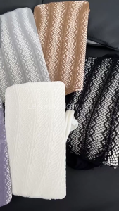 Womens Subculture Nylon Sheer Pantyhose Lace Detailing Pantyhose Solid Color Hollowout Wavy Striped Patterned Stockings