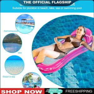 【New Arrival】 PVC Lounger Floating Foldable Water Recliner Mats Portable Leak Proof Nozzle Waterproof Swimming Pool Accessories