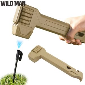 Búa cơ động siêu nhẹ với chống tay cầm trượt và chốt thép cho bánh răng cắm trại và đi bộ đường dài
