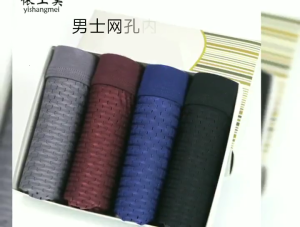 Của nam giới thoáng khí mùa hè nhanh khô boxer tóm tắt với thông gió bằng lưới và u hình dạng Pouch đồ lót quần short quần lót