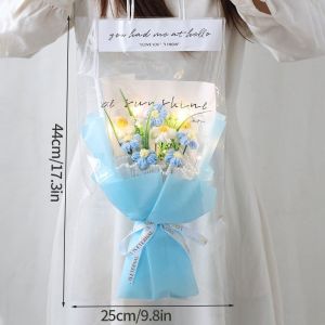 Valentine Day Gift Artificial Flower Rose Soap Bouquet Gift Box Flower Creative ValentineS Day Gift Home Decoration