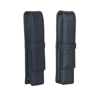 Vintage Leather Fountain Pen Case Single Slot Leather Pen Sleeve Flipping Pen Case For Men Women School Office Travel