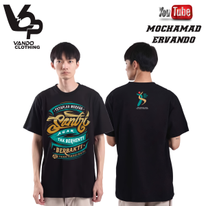 Vando Kaos Hari Santri Nasional 2024 Logo Resmi Kemenag Lengan Pendek Pria Wanita Vol 5