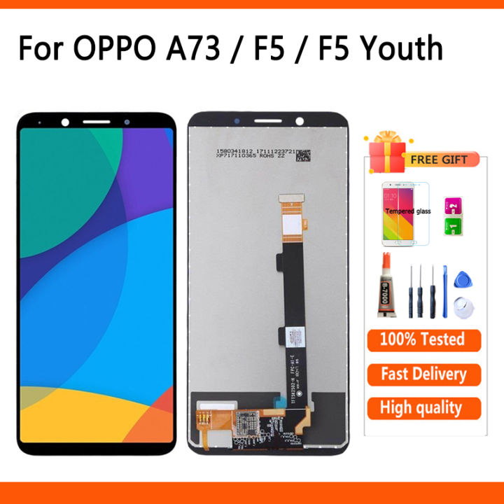 Screen Display Oppo F5 Youth Front Camera LCD Digitizer For Oppo