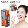 Automatic Box Dental Floss & Pick Dispenser Benang Tusuk Gigi Tempat Dental Floss Organizer Case Untuk Travel. 