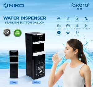 DISPENSER GALON BAWAH NIKO TB3BK DISPENSER 3 KERAN NORMAL PANAS DAN DINGIN (SEJUK)