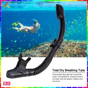 Diving Snorkel Silicone Full Dry Mouthpiece Swimming Underwater Diving Air Tube
