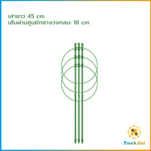 TookJai โครงเถาวัลย์ เสามะเขือเทศ โครงปลูก อุปกรณ์สำหรับพืชไม้เลื้อย 45cm 60cm plant trellis